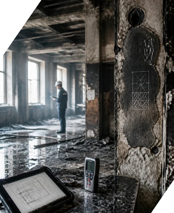 Обследование зданий после пожара в Сарове от 15623 р. | ЭкспертизаРоссия